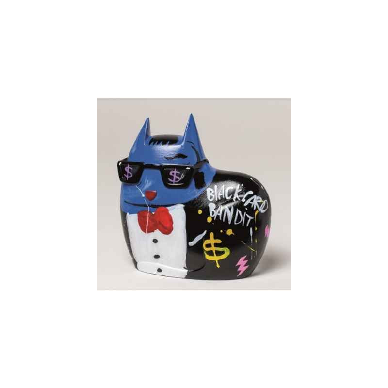 Animaux-Bois-Animaux-Bronzes.com propose Sammy, big city Chat bleu de selwyn senatori -ST00606