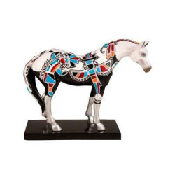 Décors Animaux en Bronze Cheval Painted Ponies Zuni Silver -PO12303