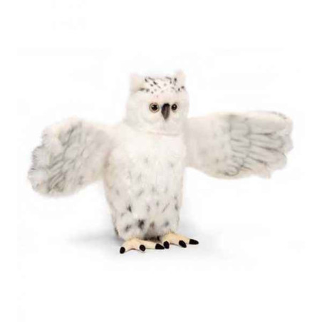 Décoration OiseauxChouette blanche (aile ouverte) 60cml peluche animalière -6398 Anima