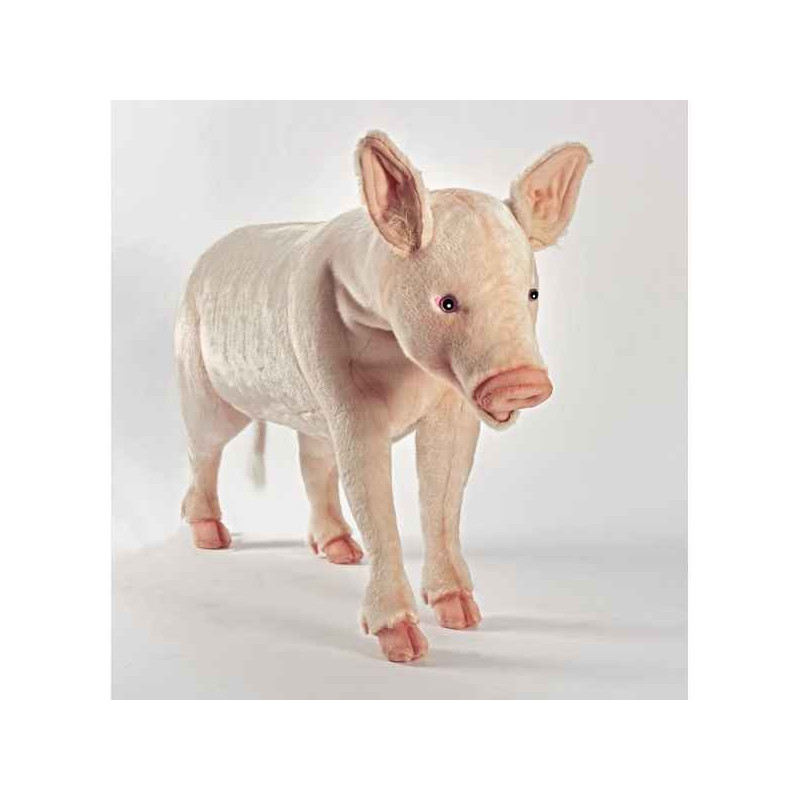 Animaux de la ferme Cochon 106cml peluche animalière -5545
