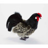 Décoration OiseauxPoule noire 34cml peluche animalière -6037 Anima