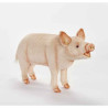 Animaux de la ferme Cochon 40cmh/63cml peluche animalière -6347