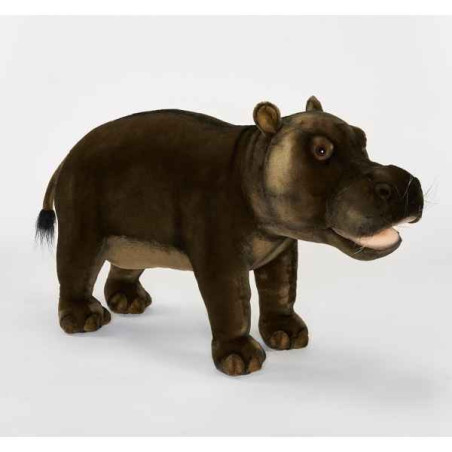 Animaux sauvage Hippo stool 80 cml peluche animalière -6082