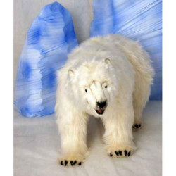 Décoration animaux Automate décors de Banquise Ours Polaire à 4 pattes -OP1A