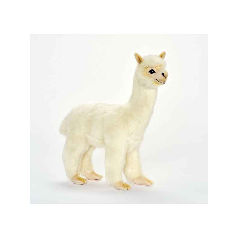 Animaux sauvage Lama blanc 35cmh/30cml peluche animalière -6024