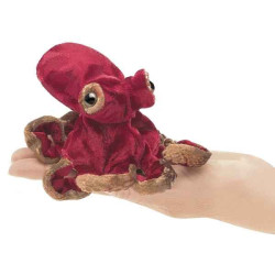 Animaux marins Mini pieuvre rouge marionnette à doigts 