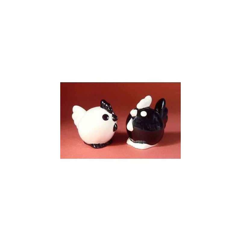 Figurine ménagerie de table - coq poule - spm06