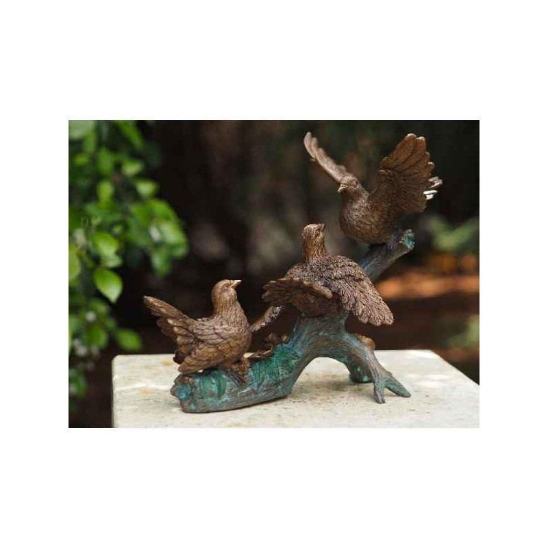 Décoration Statuette bronze personnage Sculpture en bronze  -an0771br-b