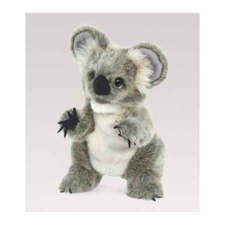 Animaux-Bois-Animaux-Bronzes propose Bébé koala marionnette 