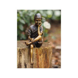 Décoration Statuette bronze personnage Sculpture en bronze  -an1246br-b