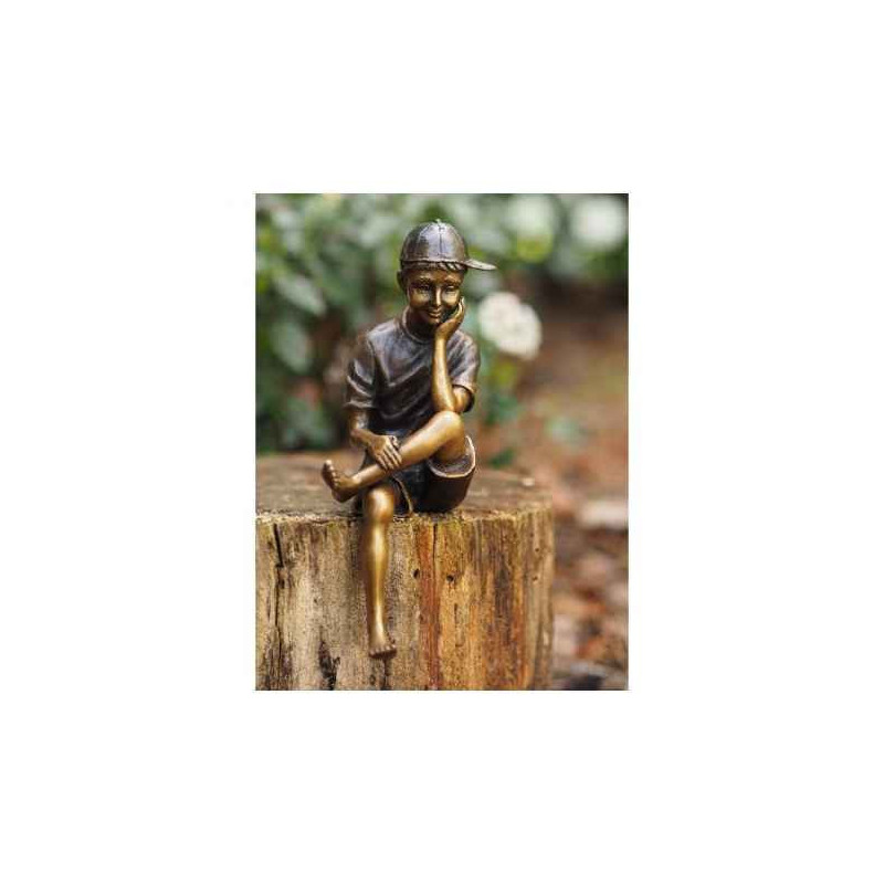 Décoration Statuette bronze personnage Sculpture en bronze  -an1246br-b