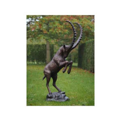 Statue en bronze capricorne thermobrass -b1275