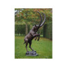 Statue en bronze capricorne thermobrass  -b1275