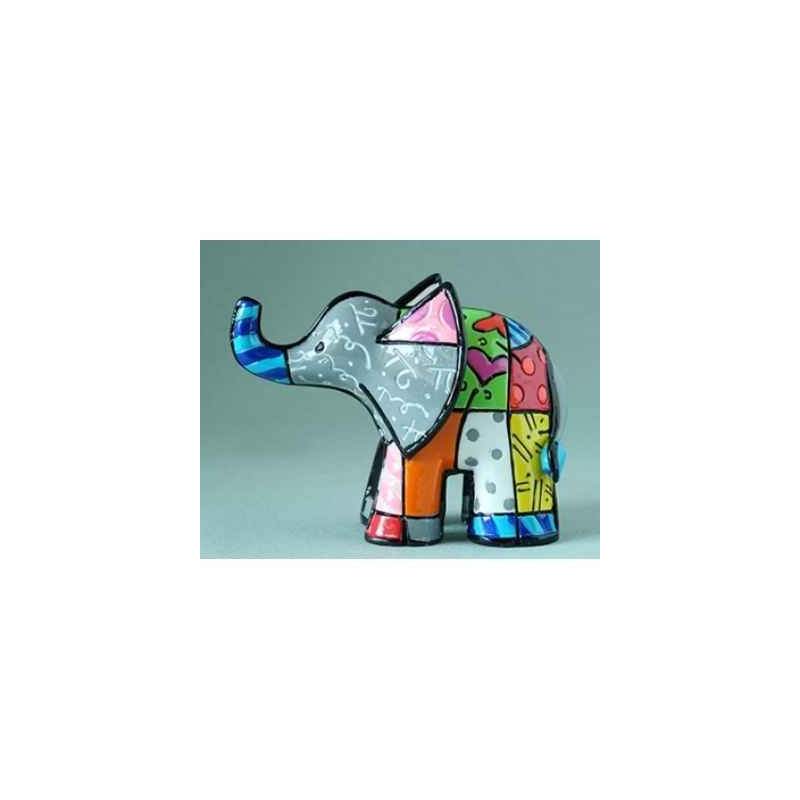 Mini figurine éléphant gris britto romero  -b334446