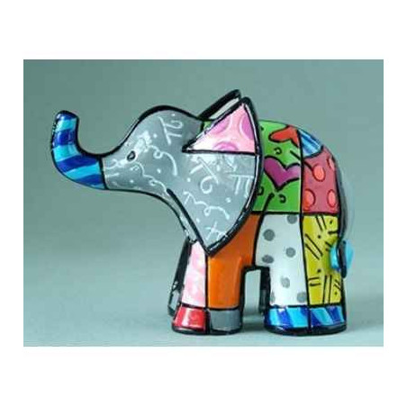 Mini figurine éléphant gris britto romero  -b334446