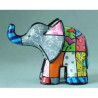 Mini figurine éléphant gris britto romero  -b334446