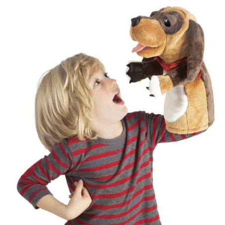 Animaux-Bois-Animaux-Bronzes propose Chien marionnette 