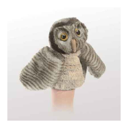 Animaux de la forêt Petite chouette marionnette 