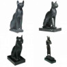 Animaux-Bois-Animaux-Bronzes.com propose Promotion 4 statuettes Chatte Bastet -LWS-254