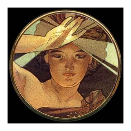 Miroir de poche mucha 3dMouseion -M34MU