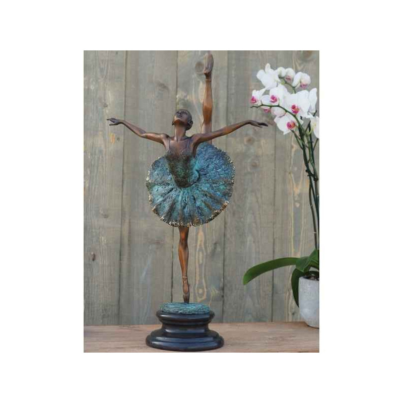 Décoration Statuette bronze personnage Ballerine 59 cm bronze -AN1201BR-V