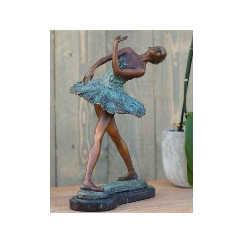 Décoration Statuette bronze personnage Ballerine 31 cm bronze -AN1203BR-V