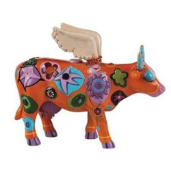Animaux de la ferme Vache angelicow CowParade résine taille M