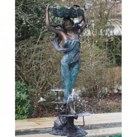 Femme avec coquille fontaine Thermobrass  -B84059