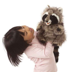 Animaux de la forêt Raton laveur marionnette 