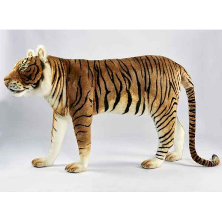 Félin Tigre 4 pattes jacquard 185cml peluche animalière -6591