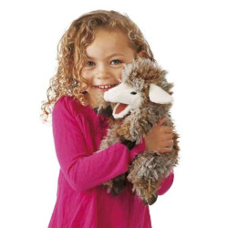 Animaux de la ferme Agneau laineux marionnette 