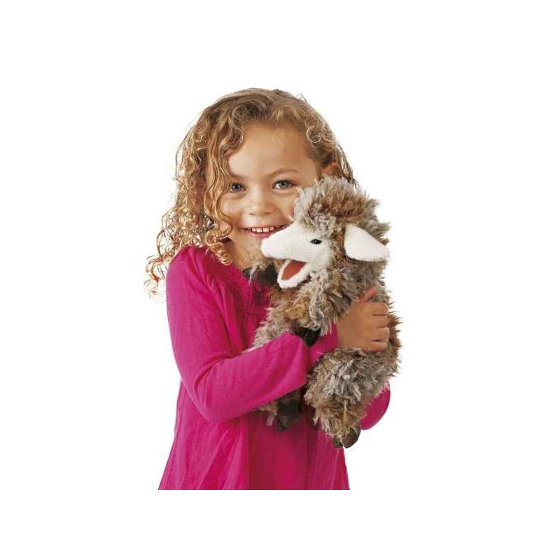 Animaux de la ferme Agneau laineux marionnette 