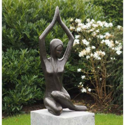 Décoration Statuette bronze personnage Femme moderne bronze -B1250