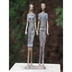 Décors Animaux en Bronze Couple moderne bronze -AN0931BR-B