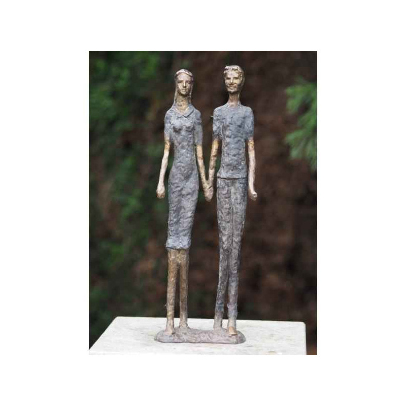 Décors Animaux en Bronze Couple moderne bronze -AN0931BR-B