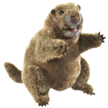 Animaux de la forêt Marmotte marionnette 