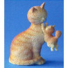 Figurine chat Dubout Les jours heureux  -DUB35