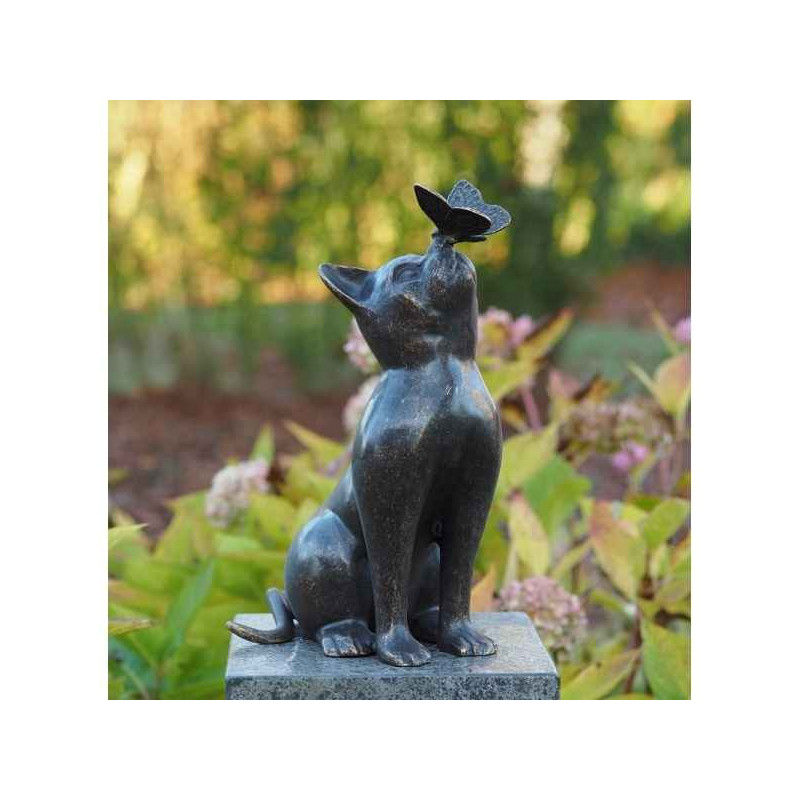 Chat avec papillon Thermobrass -AN1905BR-BI