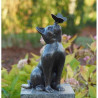 Chat avec papillon Thermobrass -AN1905BR-BI