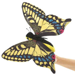 Animaux de la forêt Papillon machaon marionnette 