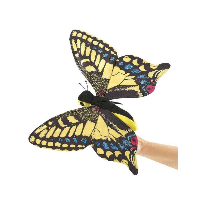 Animaux de la forêt Papillon machaon marionnette 