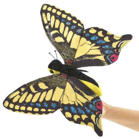 Animaux de la forêt Papillon machaon marionnette 