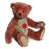 Ours teddy bear vintage rouge -beige 30 cm Hermann  -16629 0