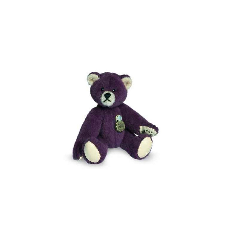 Mini ours teddy bear aubergine 6 cm Hermann  -15407 5