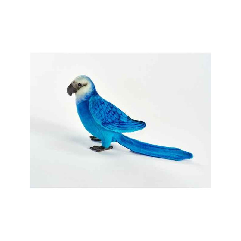 Décoration OiseauxAra "spix's" bleu 19cmh peluche animalière -6790 Anima
