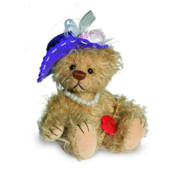 Animaux-Bois-Animaux-Bronzes propose Mini ours teddy bear beatrice 14 cm chapeau Hermann -15087 9