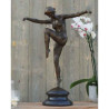Décoration Statuette bronze personnage Danseuse art deco 69 cm bronze -AN1207BR-B