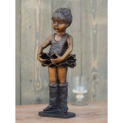 Décoration Statuette bronze personnage Ballerine 37 cm bronze -AN1165BR-B