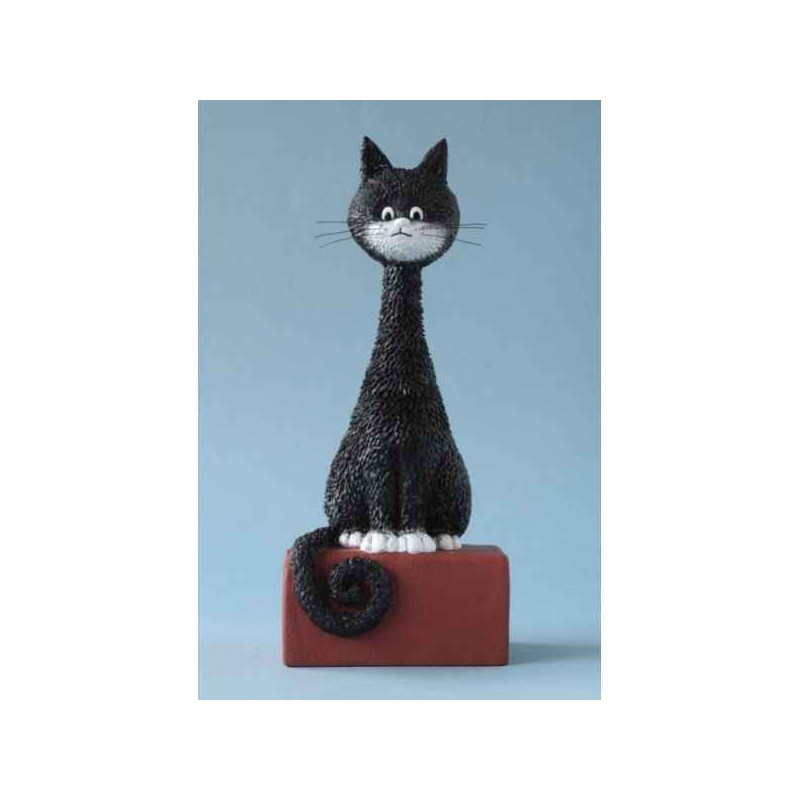 Animaux-Bois-Animaux-Bronzes.com propose Chat kikou Dubout -DUB69