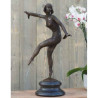 Décoration Statuette bronze personnage Danseuse art deco 66 cm bronze -AN1208BR-B